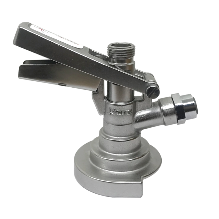 A System Keg Coupler With Flat Handle & JG Fitting – Without PRV