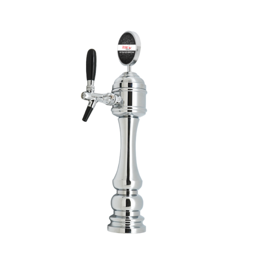 Beer tower flow control tap