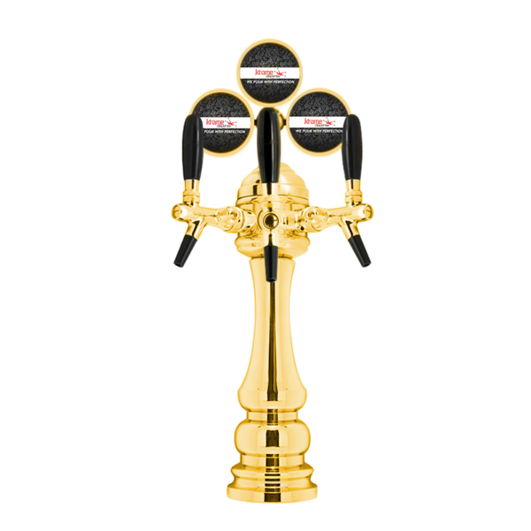 3 Tap Epic Tower Vibrant Gold