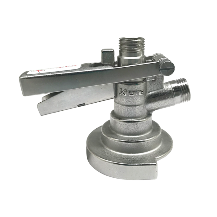 A System UK Keg Coupler without PRV - 1/2" Thread