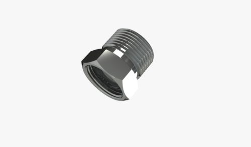 Keg Coupler Adapter with 5/8 BSP Female to 1/2 BSP Male with washer
