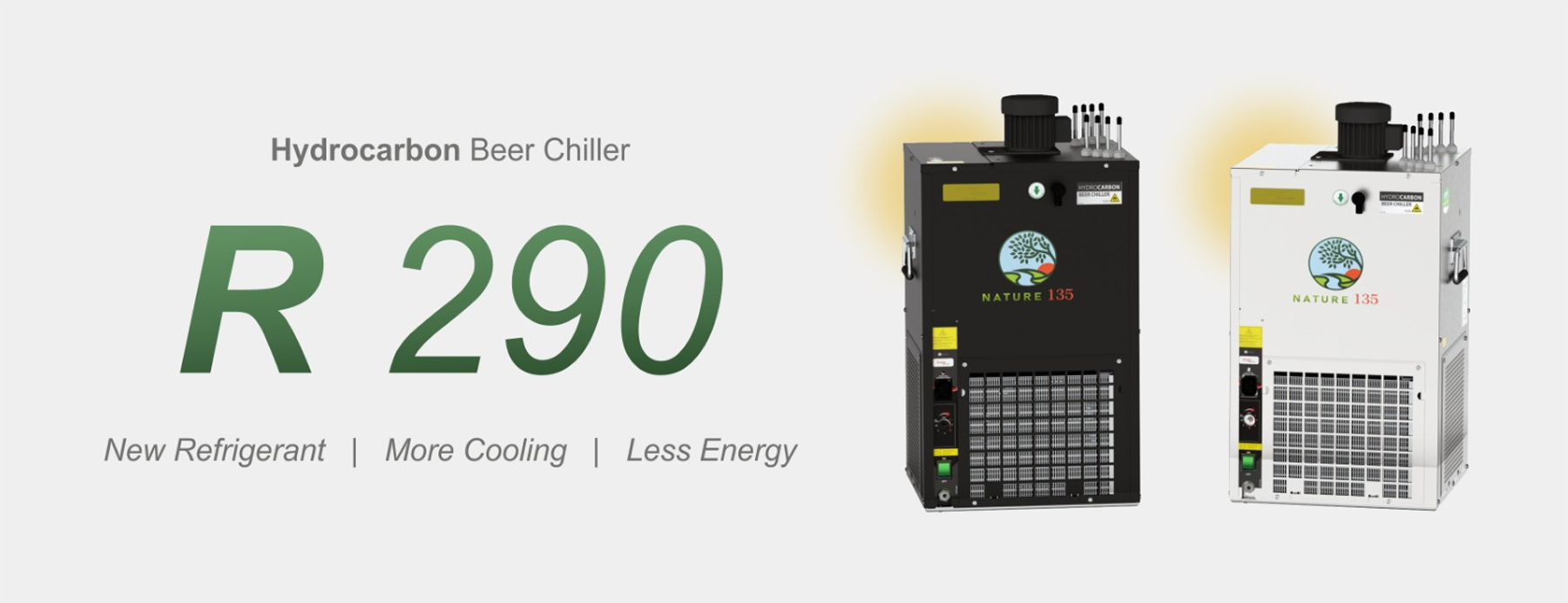 Hydrocarbon beer chiller