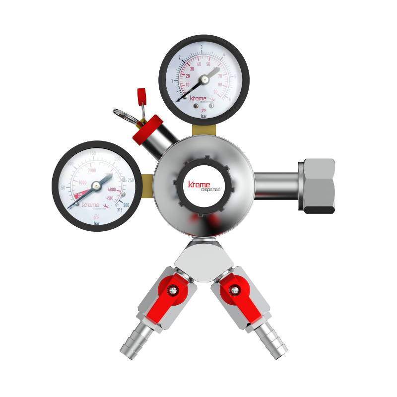 Primary Premium Plus Dual Pressure CO2 Regulator