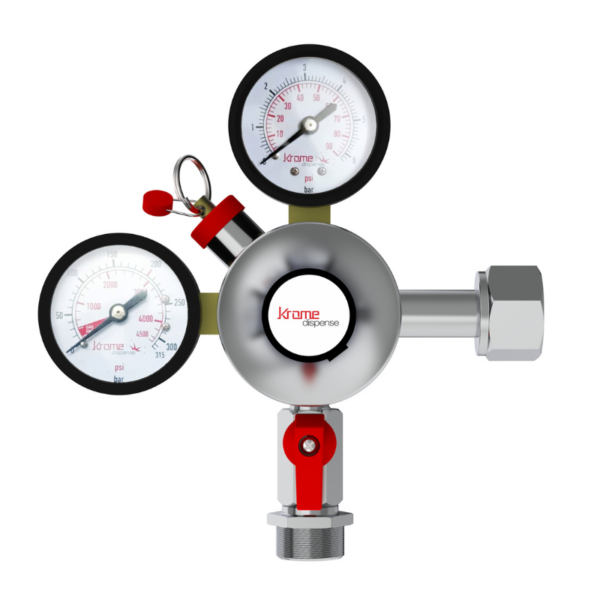 Precision Plus CO2 Regulator With 5/8" BSP Outside Thread Outlet