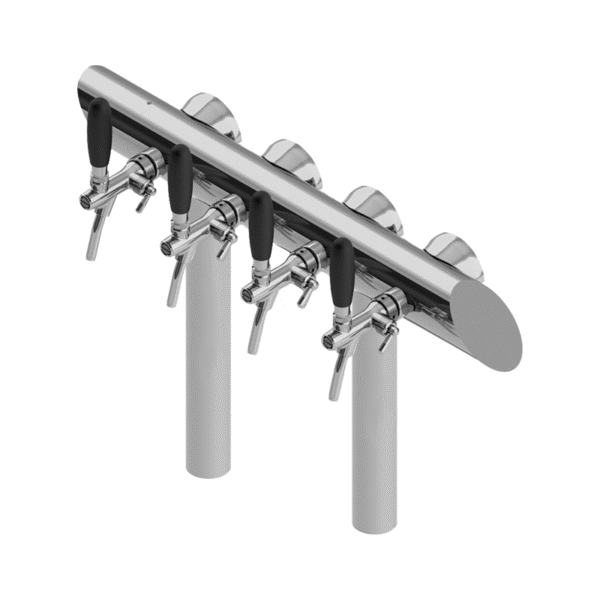 Ink Pen Tower with 4 Flow Control Taps