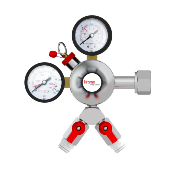 Precision Plus CO2 Regulator With 3/8" Push in Fitting