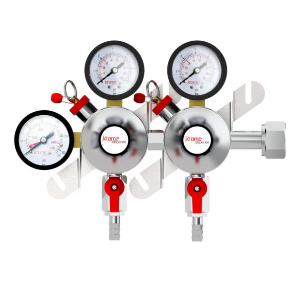 Primary CO2 Regulator Double -Precision Plus with 5/16" Barb