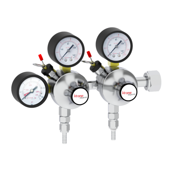 Dual Outlet Soda CO₂ Regulator