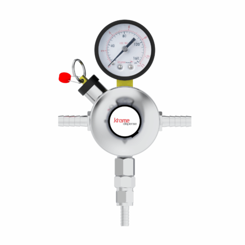 Inline Secondary Soda Regulator with Gauge