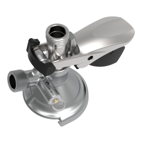 A system draft beer coupler