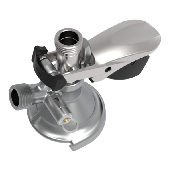A system draft beer coupler