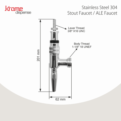 Stainless Steel Stout Faucet