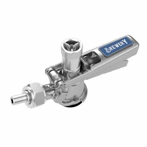 D System Keg Coupler with Flat Handle