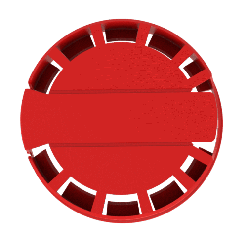 Red Tamper-Evident Plastic Keg Cap for Beer Kegs