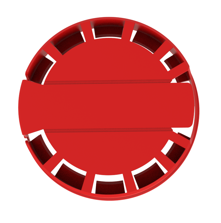 Red Tamper-Evident Plastic Keg Cap for Beer Kegs